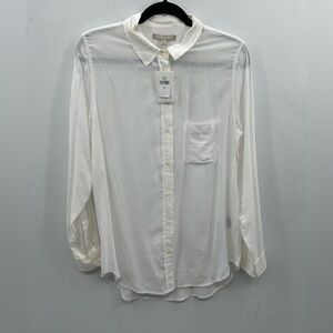 Banana Republic White Blouse